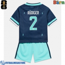 Fotballdrakt Barn Tyskland Antonio Rudiger #2 Bortedraktsett VM 2026 Kortermet (+ Korte bukser)